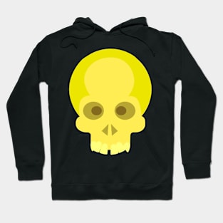 Halloween Yellow Skull Hoodie